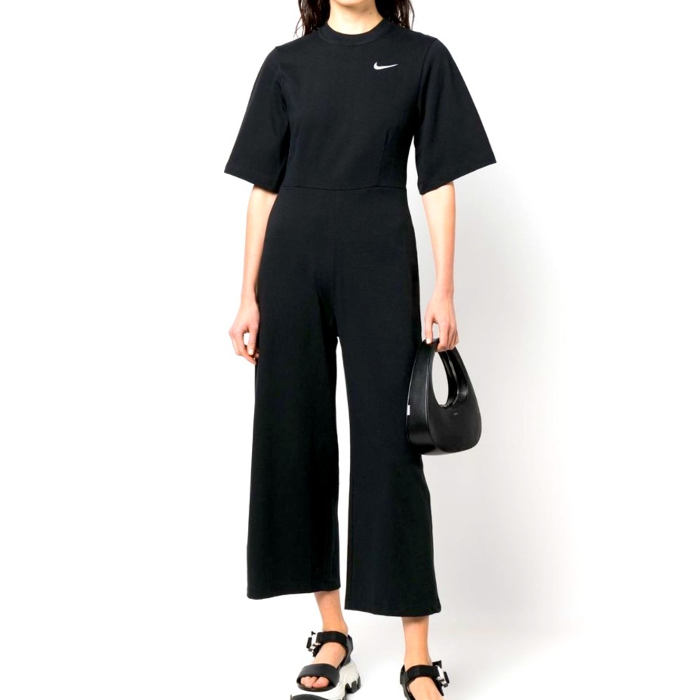 Nike Logo Embroidered Short-Sleeve Jumpsuit sz XS $NWT